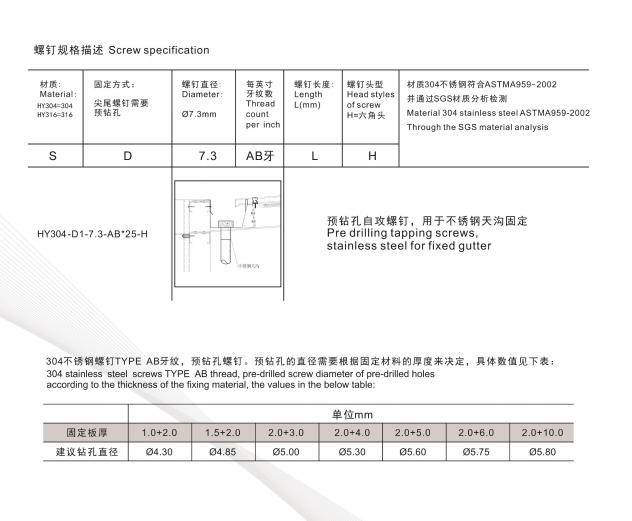 不銹鋼天勾固定螺母